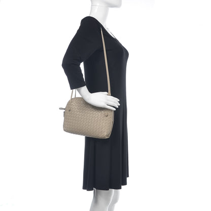 Bottega Veneta Nappa Intrecciato Crossbody Pillow Fume 2 of 16