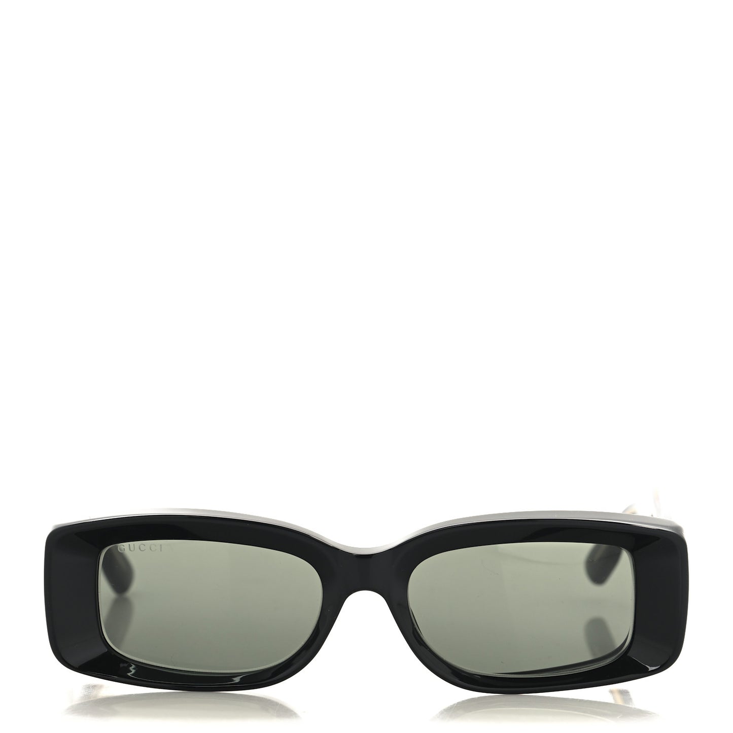 Acetate Rectangle Frame Sunglasses GG1529S Black