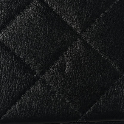Chanel Lambskin Quilted Jumbo Single Flap Black 14 of 14