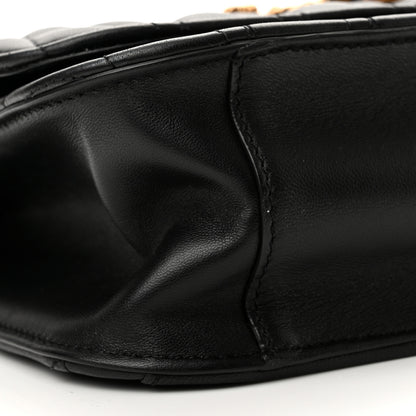 Versace Nappa Quilted Virtus Top Handle Shoulder Bag Black 8 of 10