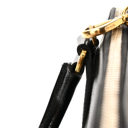 Prada Saffiano Vernice Small Promenade Tote Black 16 of 16