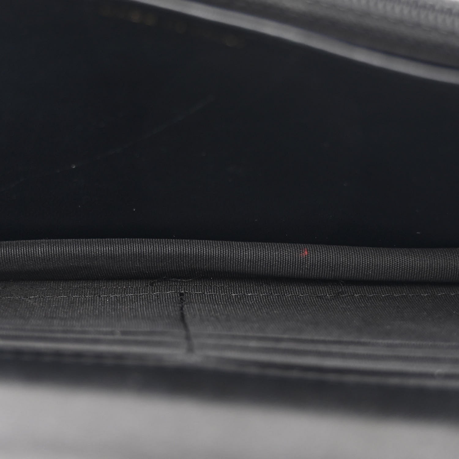 Chanel Lambskin Chevron Quilted Trendy CC Wallet On Chain WOC Black 5 of 12