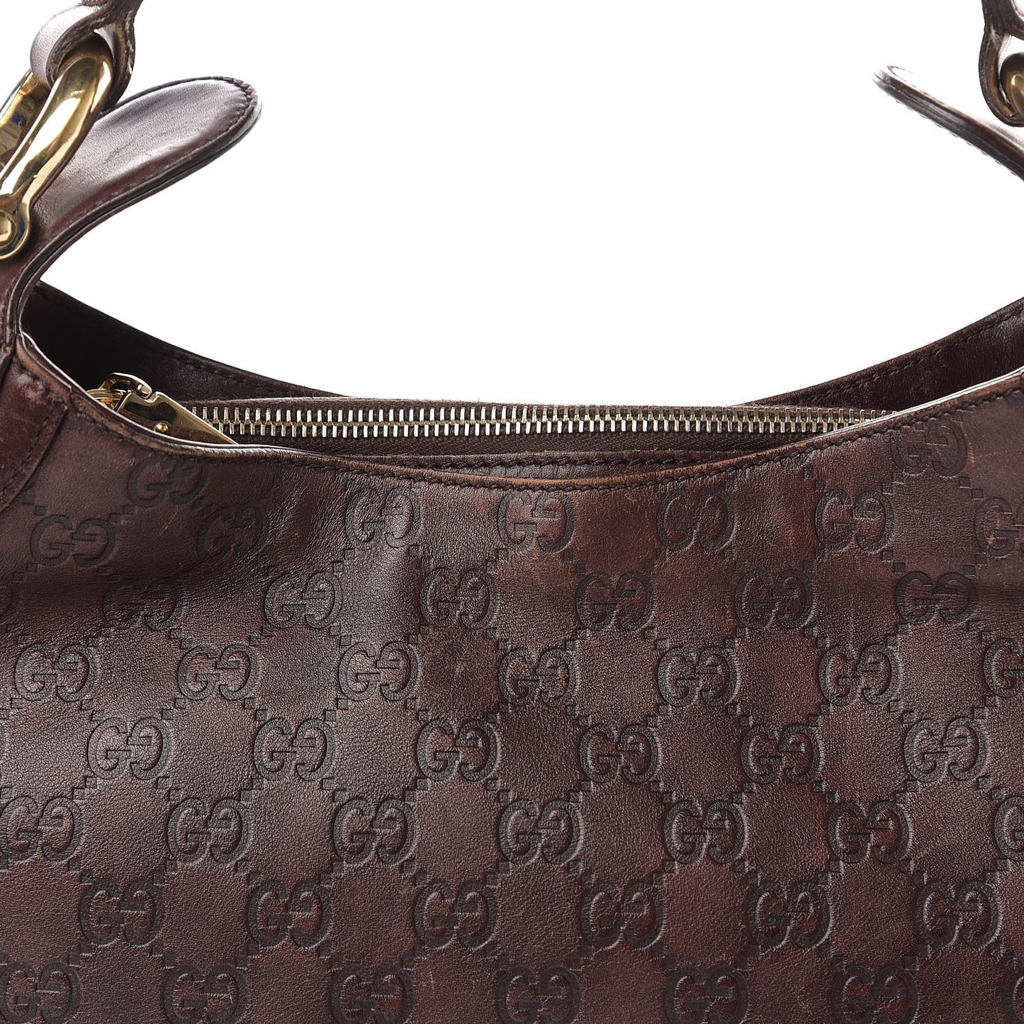 Guccissima Creole Hobo Chocolate