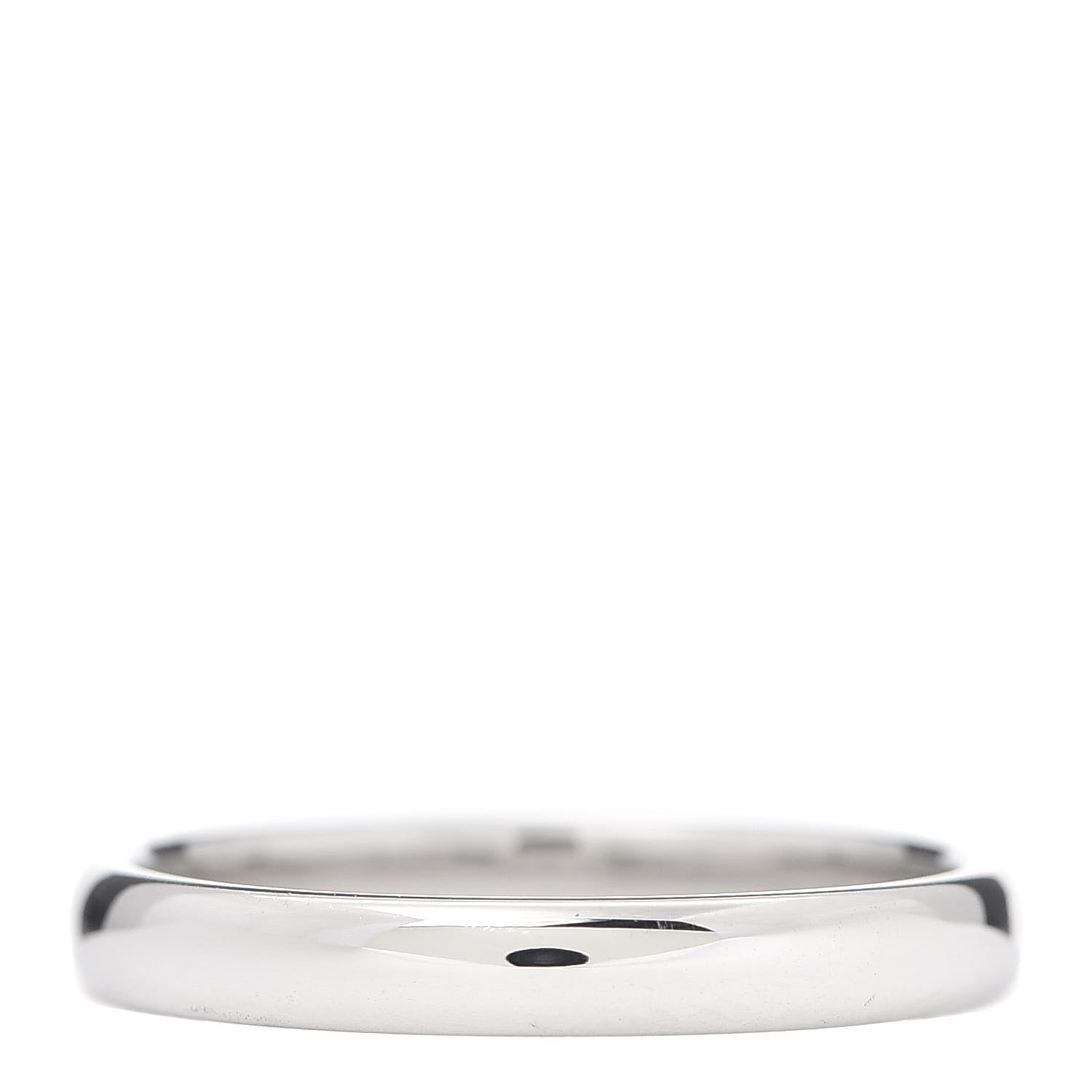 Tiffany Platinum 3mm Classic Wedding Band Ring 57 8 1 of 5