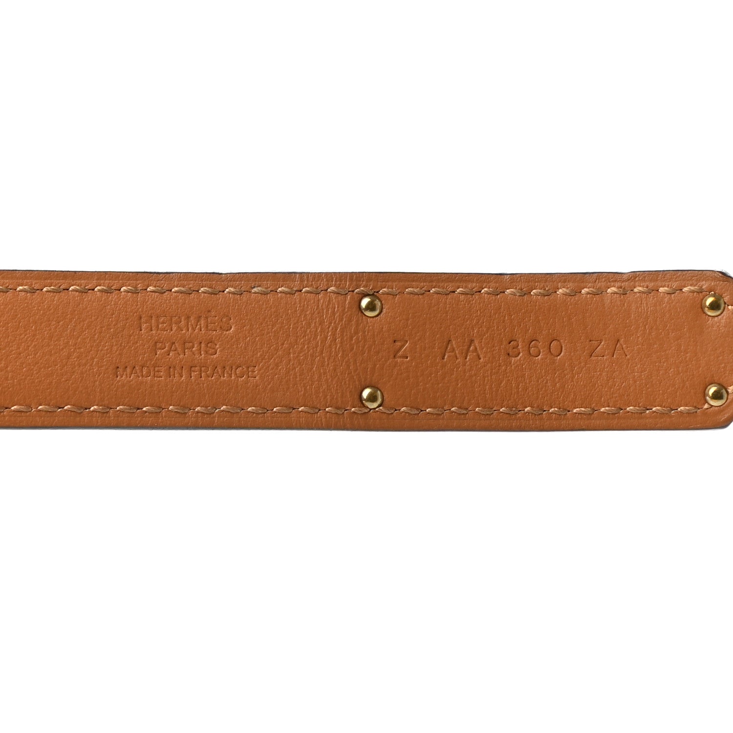 Hermes Epsom Kelly Belt Black 3 of 5