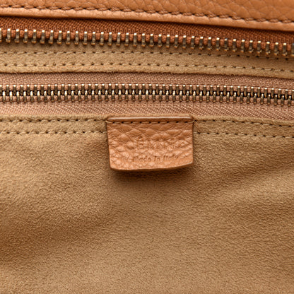 Celine Drummed Calfskin Mini Luggage Camel 8 of 13
