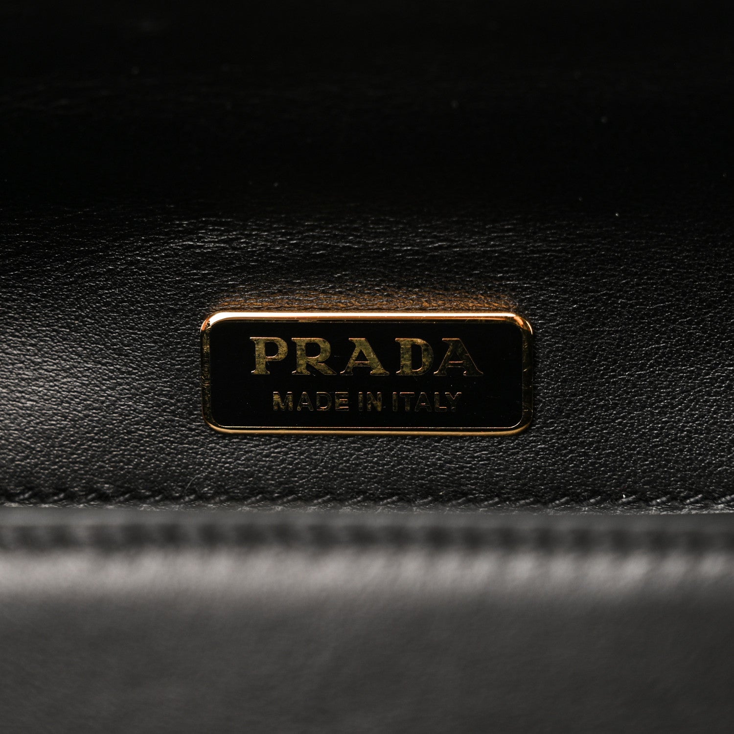 Prada City Calf Saffiano Animalier Cahier Bag Black 6 of 9