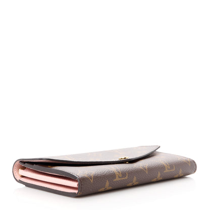 Louis Vuitton Monogram Sarah Wallet NM Rose Ballerine 4 of 10