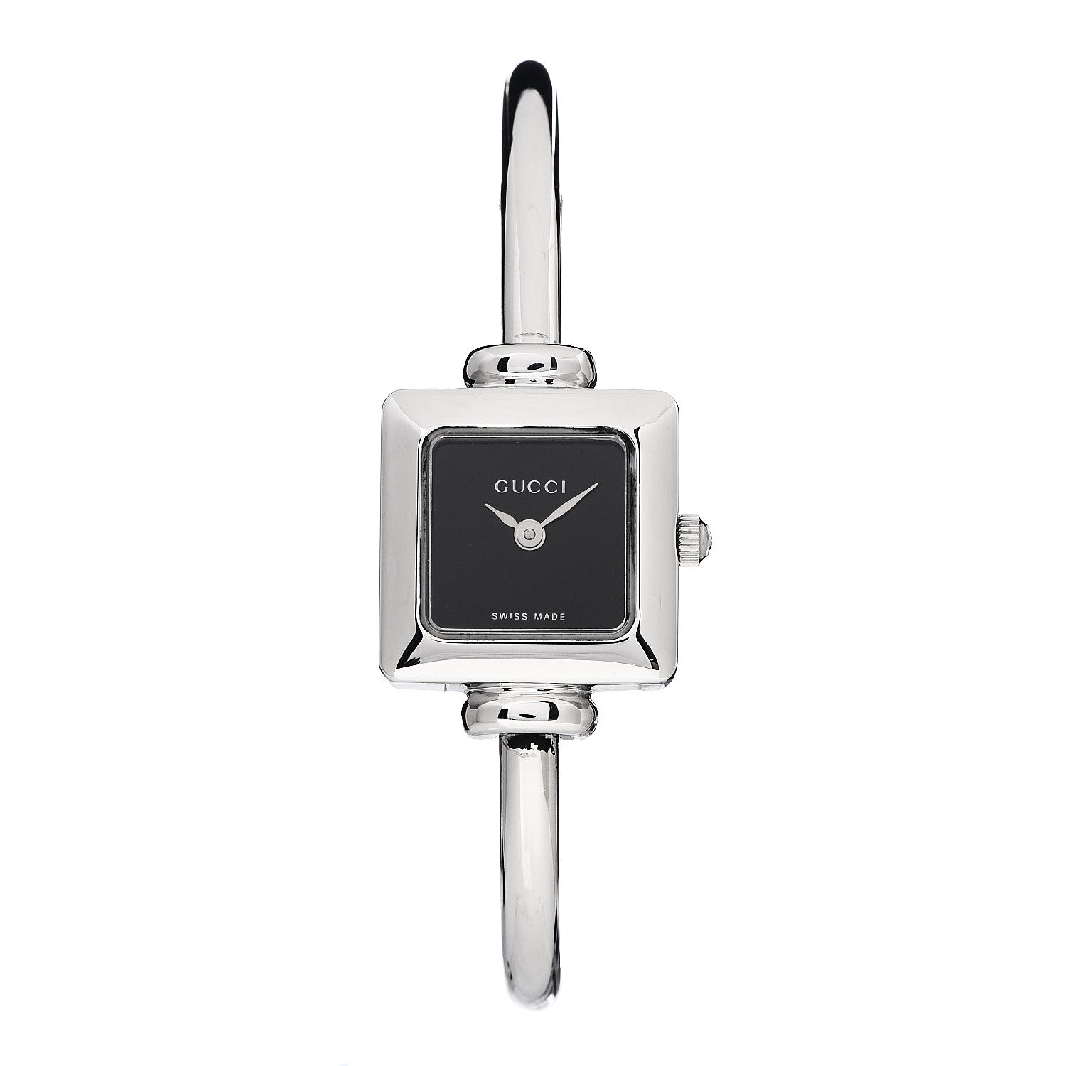 Gucci Stainless Steel 19mm 1900L Quartz Watch Black 1 of 6