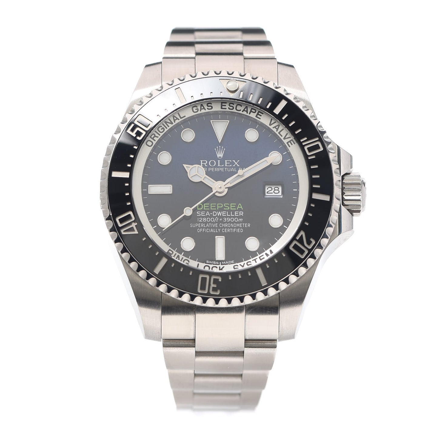 Stainless Steel 44mm Oyster Perpetual Date Sea-Dweller Deepsea "James Cameron" Watch 116660