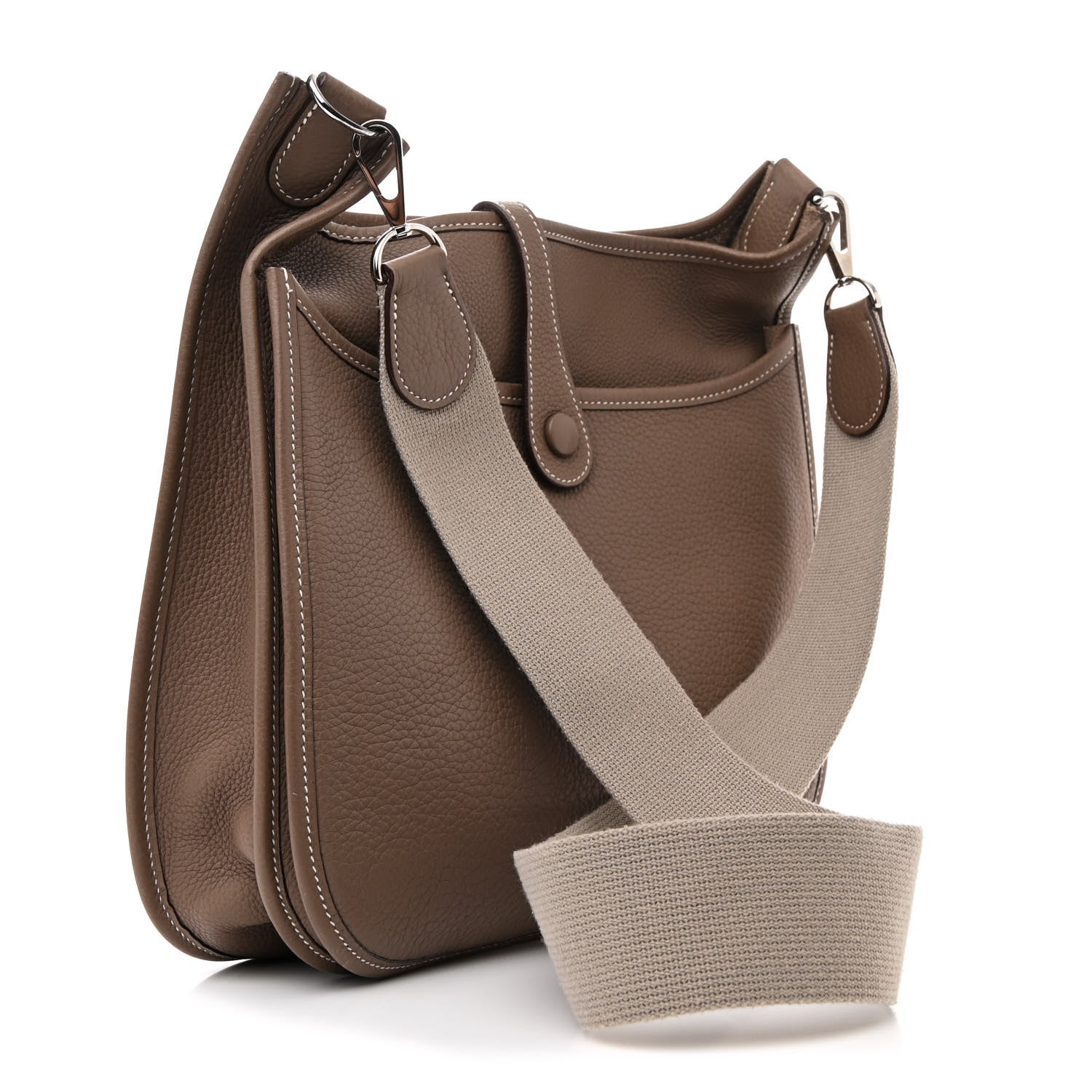 Hermes Taurillon Clemence Amazone Evelyne II PM Gris Tourterelle 3 of 12