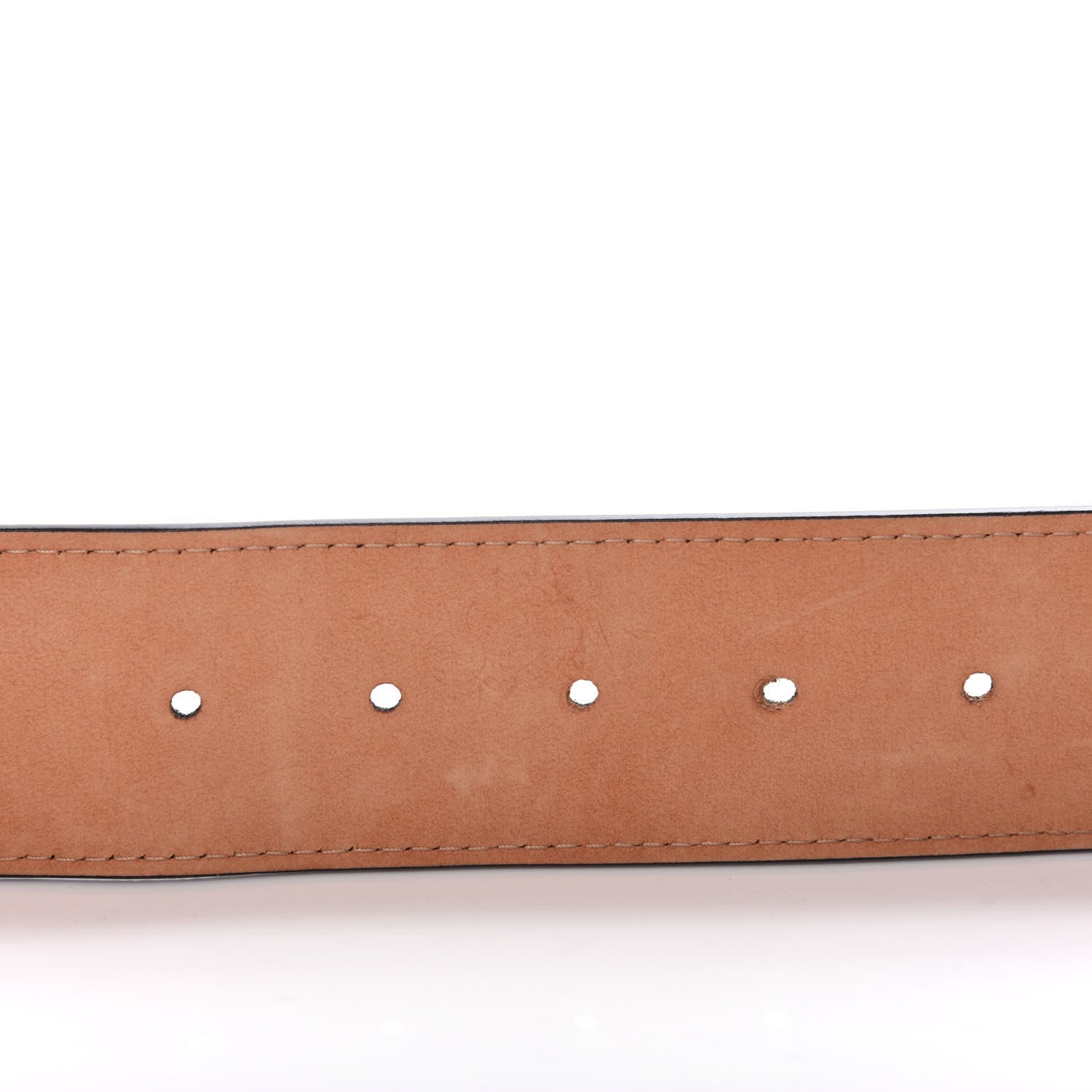 Louis Vuitton Calfskin Jeans Belt 90 36 Black 4 of 7