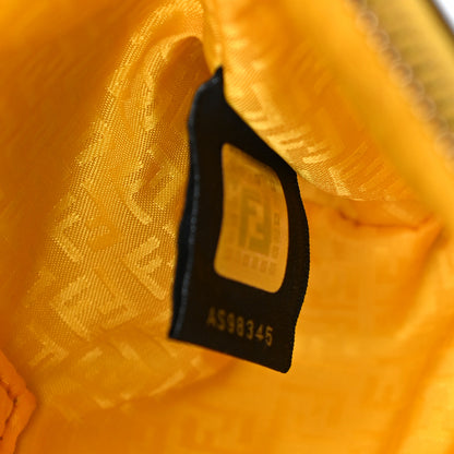 Fendi Zucca Spalmati Pochette Tobacco Giallo 6 of 11