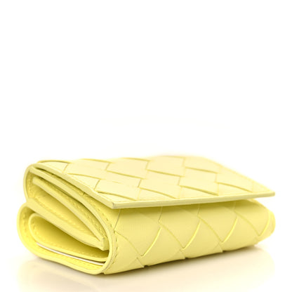 Bottega Veneta Nappa Intrecciato Tri-fold Wallet Yellow 4 of 6