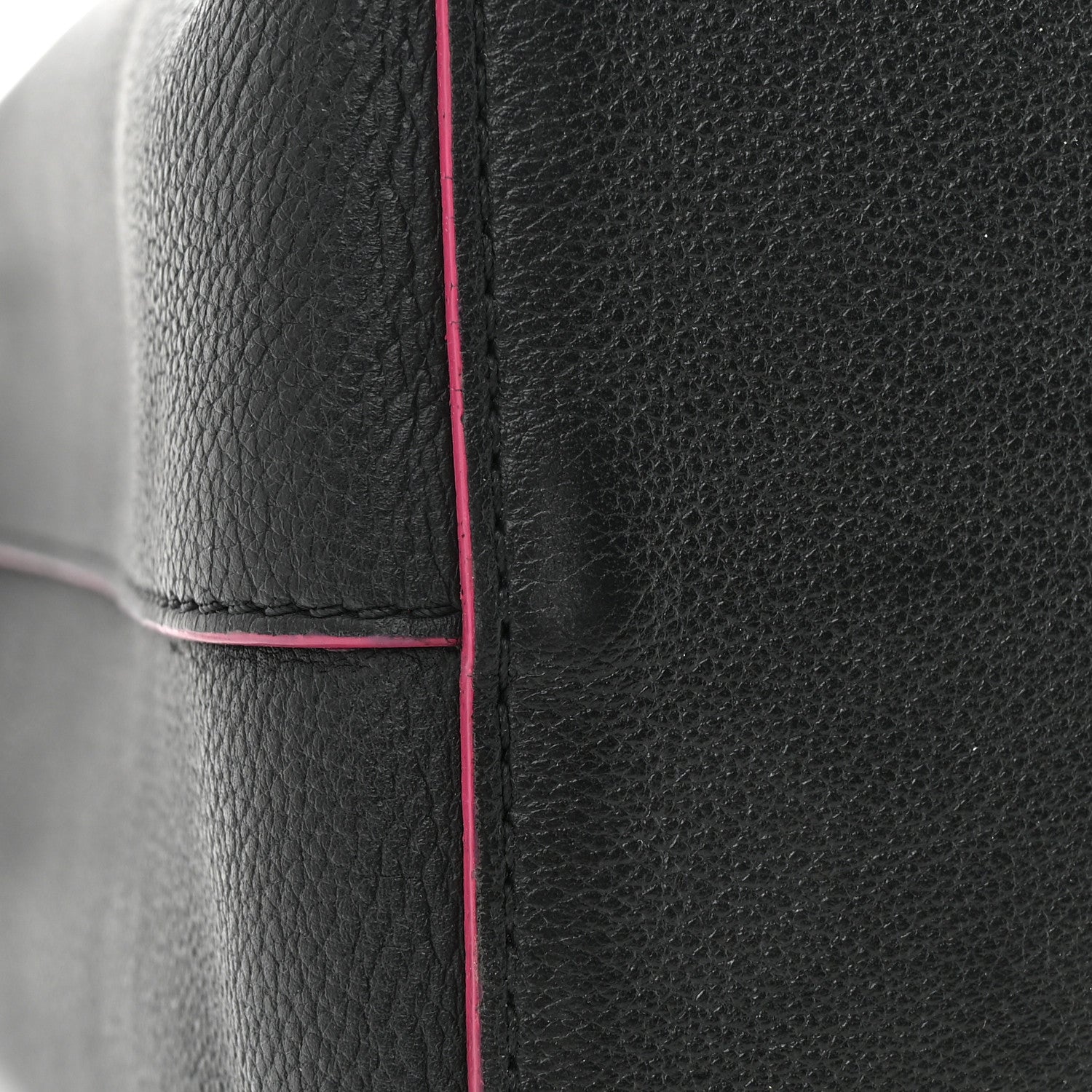 Louis Vuitton Calfskin Lockme Bucket Black 10 of 12