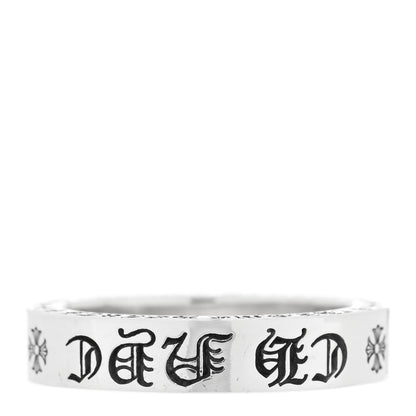 Chrome Hearts Sterling Silver CH NYC Spacer Ring 69 12.5 3 of 4