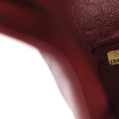 Chanel Lambskin Quilted Jumbo Double Flap Red 8 of 14