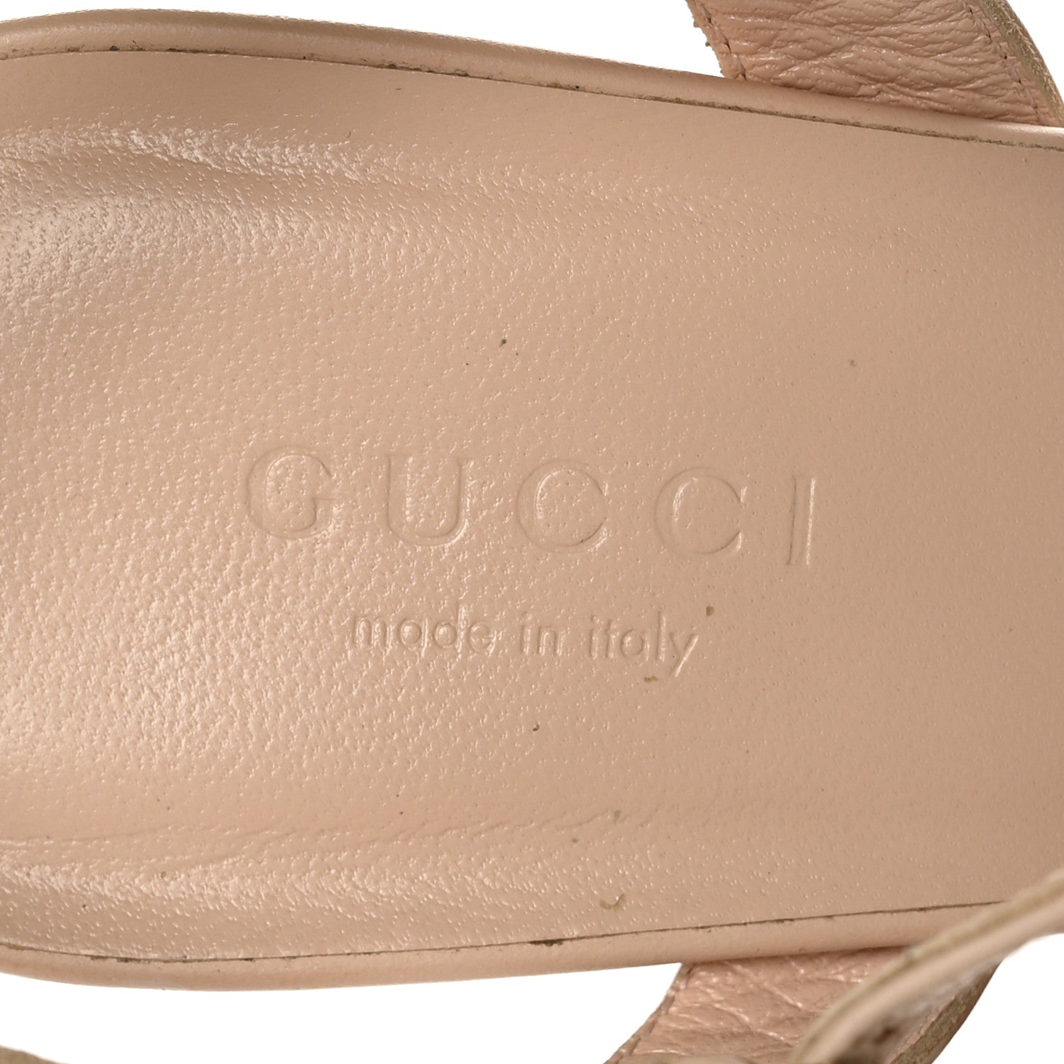 Gucci Lifford Calfskin GG Marmont Ankle Wrap 75mm Sandals 36.5 Skin Rose 6 of 7