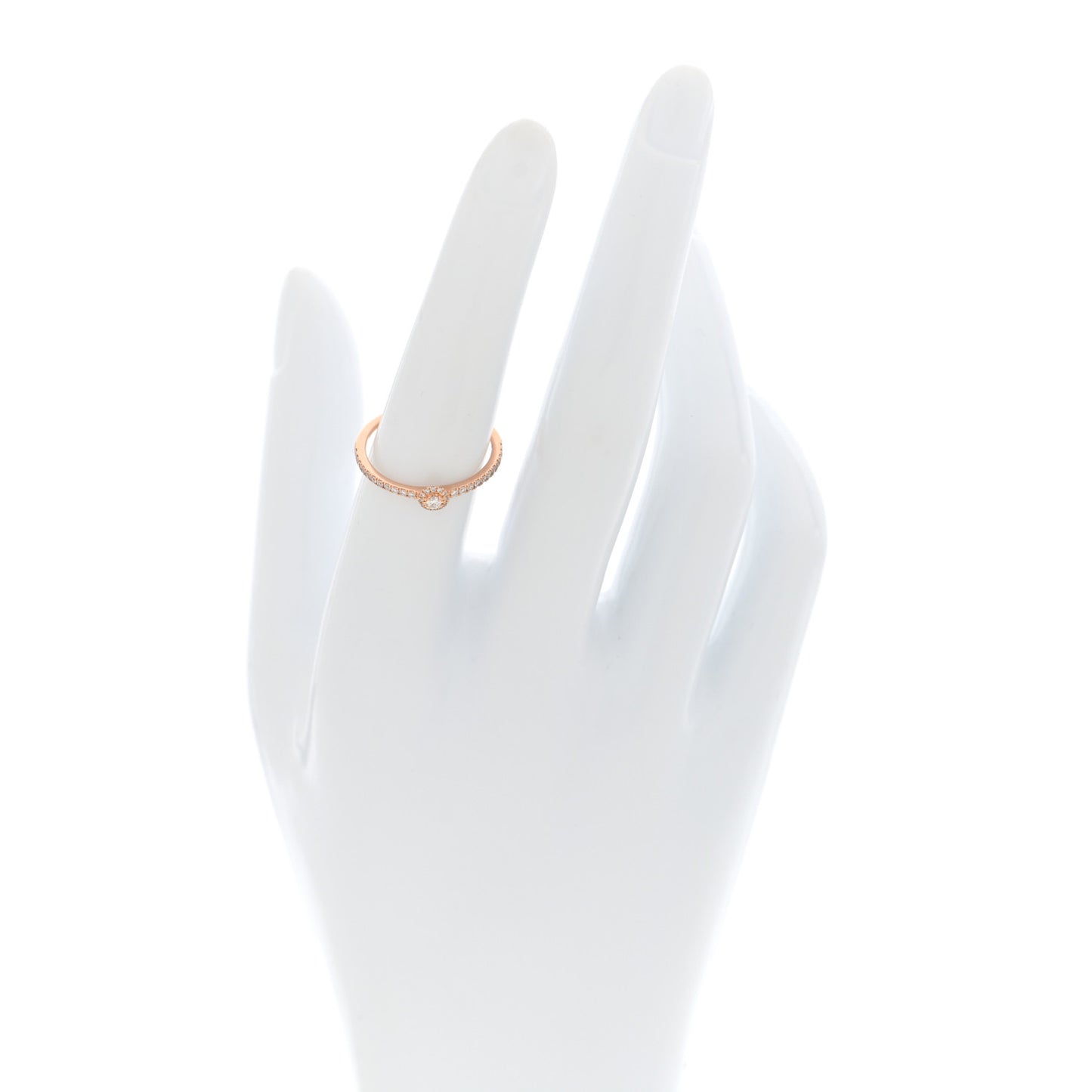 18K Rose Gold Diamond Small Joy Ring 53 6.25