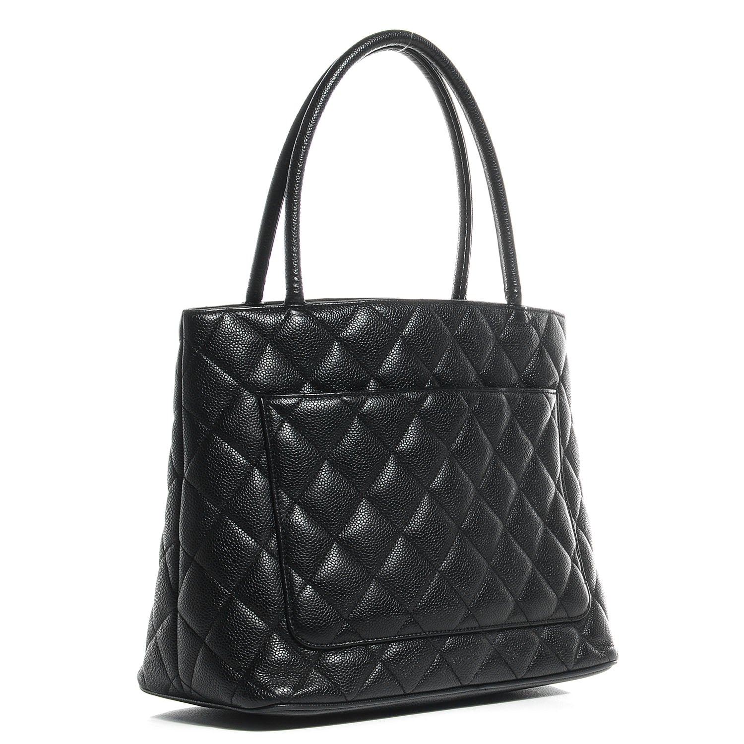Chanel Caviar Medallion Tote Black 3 of 7