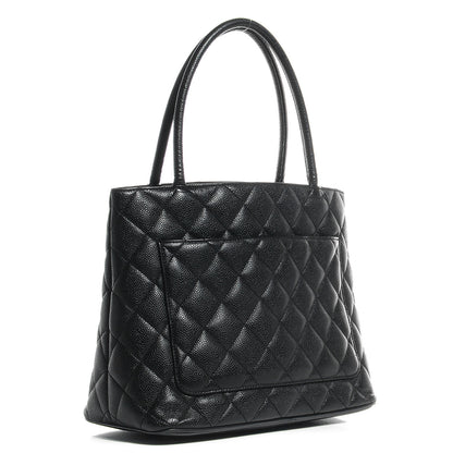 Chanel Caviar Medallion Tote Black 3 of 7