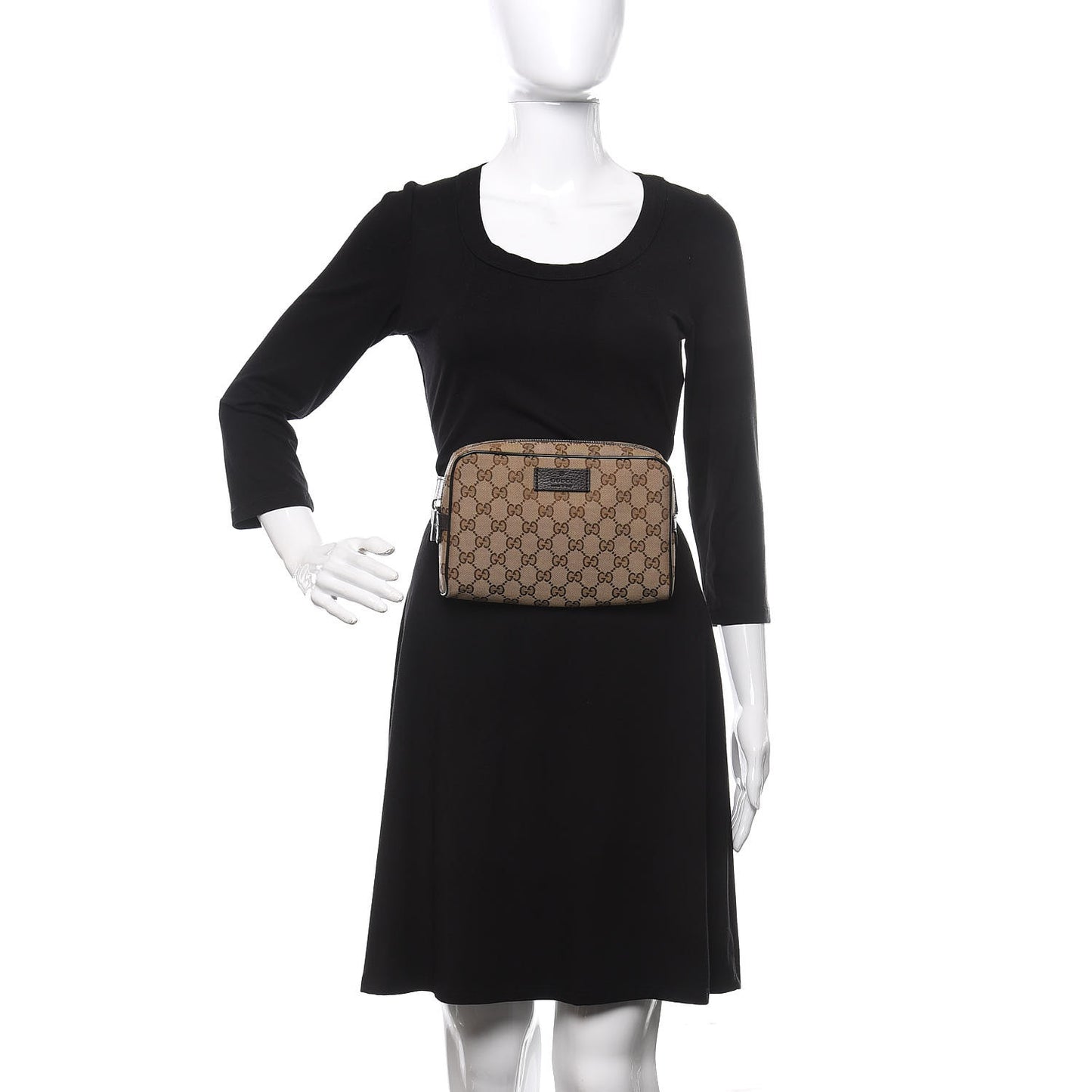 Monogram Belt Bag Dark Brown