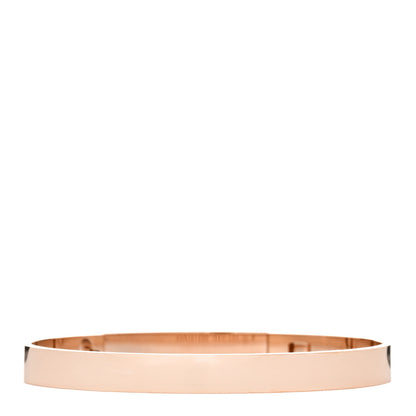 Hermes 18K Rose Gold Diamond PM Collier De Chien Bracelet SH 2 of 4
