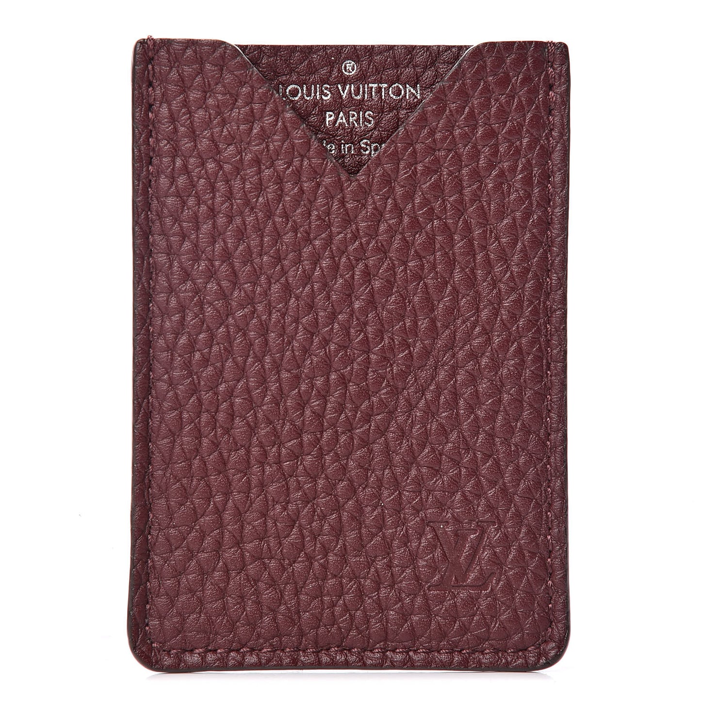 Taurillon Card Holder Bordeaux