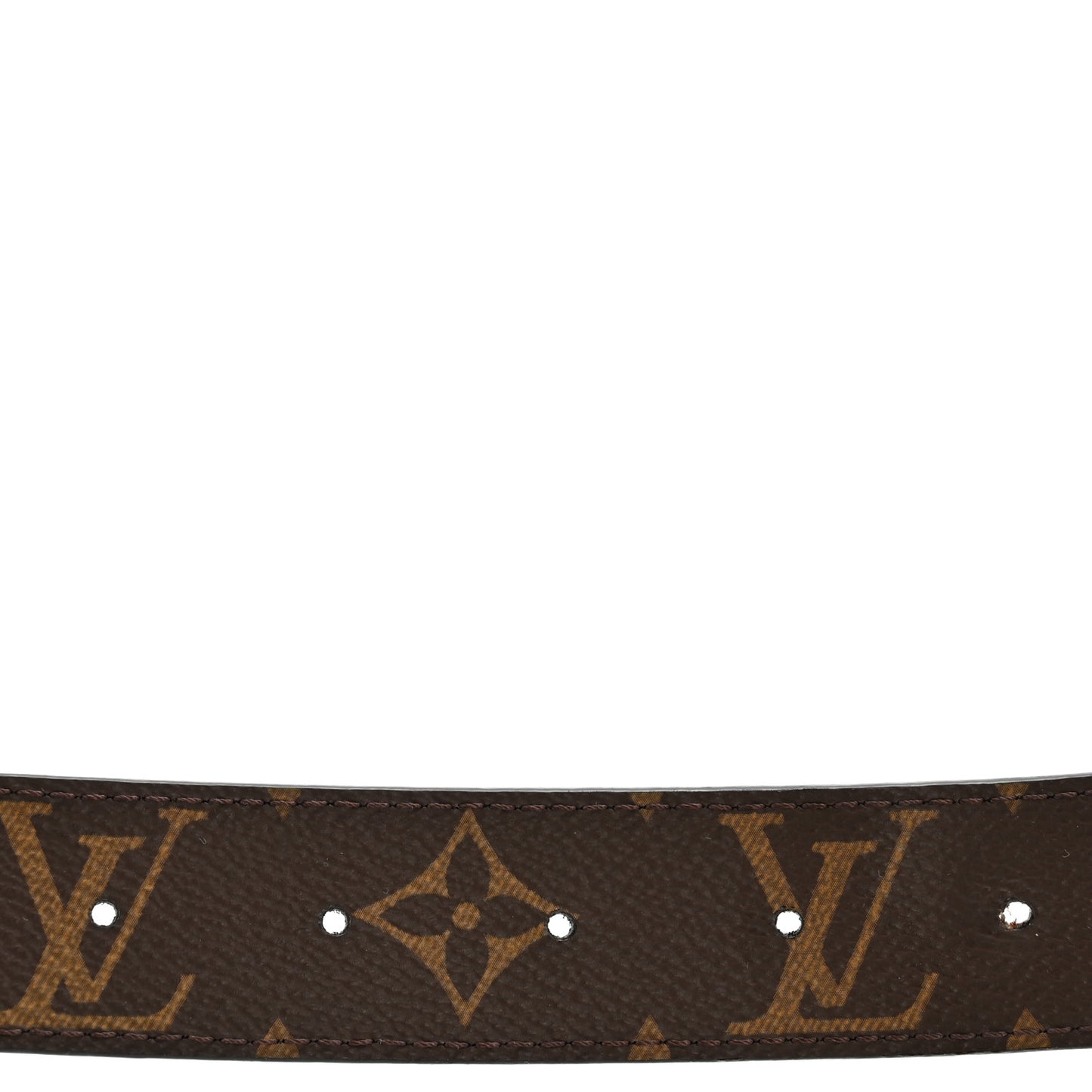 Calfskin Monogram 30mm LV Initiales Reversible Belt 100 40 Black