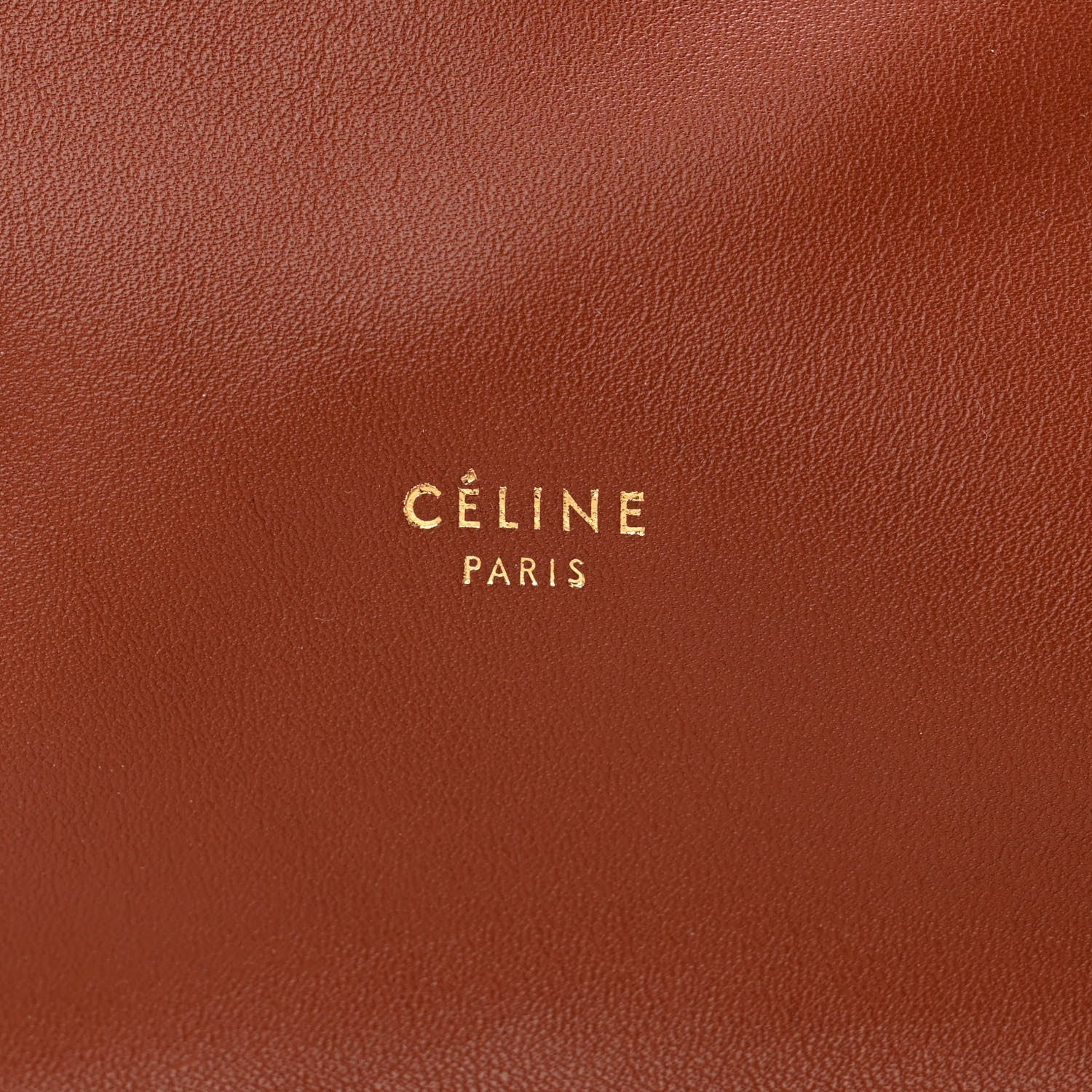 Celine Calfskin Vertical Clasp Cabas Marron Terracotta 6 of 10