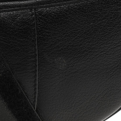 Christian Dior Calfskin Saddle Bag Black 10 of 11