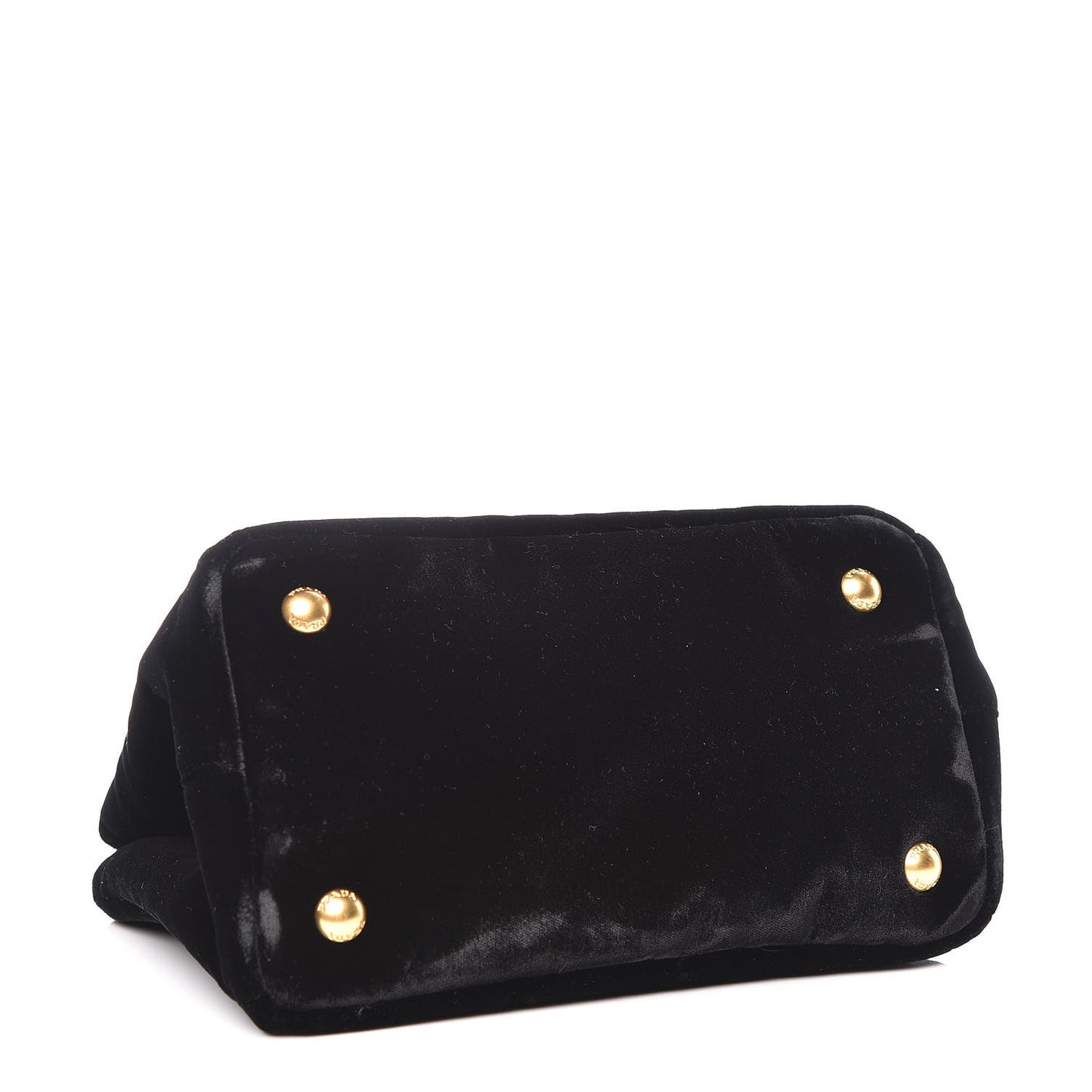 Velvet Crossbody Tote Bag Black