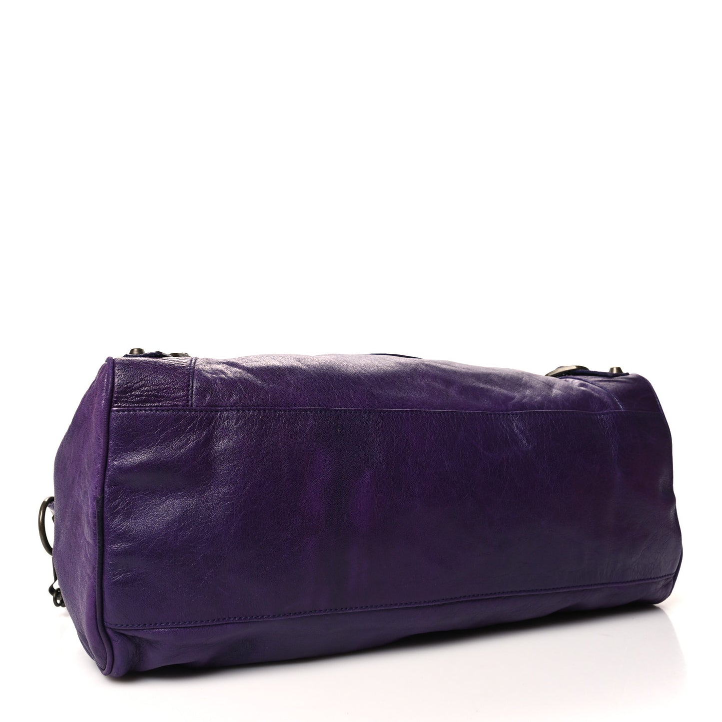 Chevre Classic Hardware Twiggy Eggplant