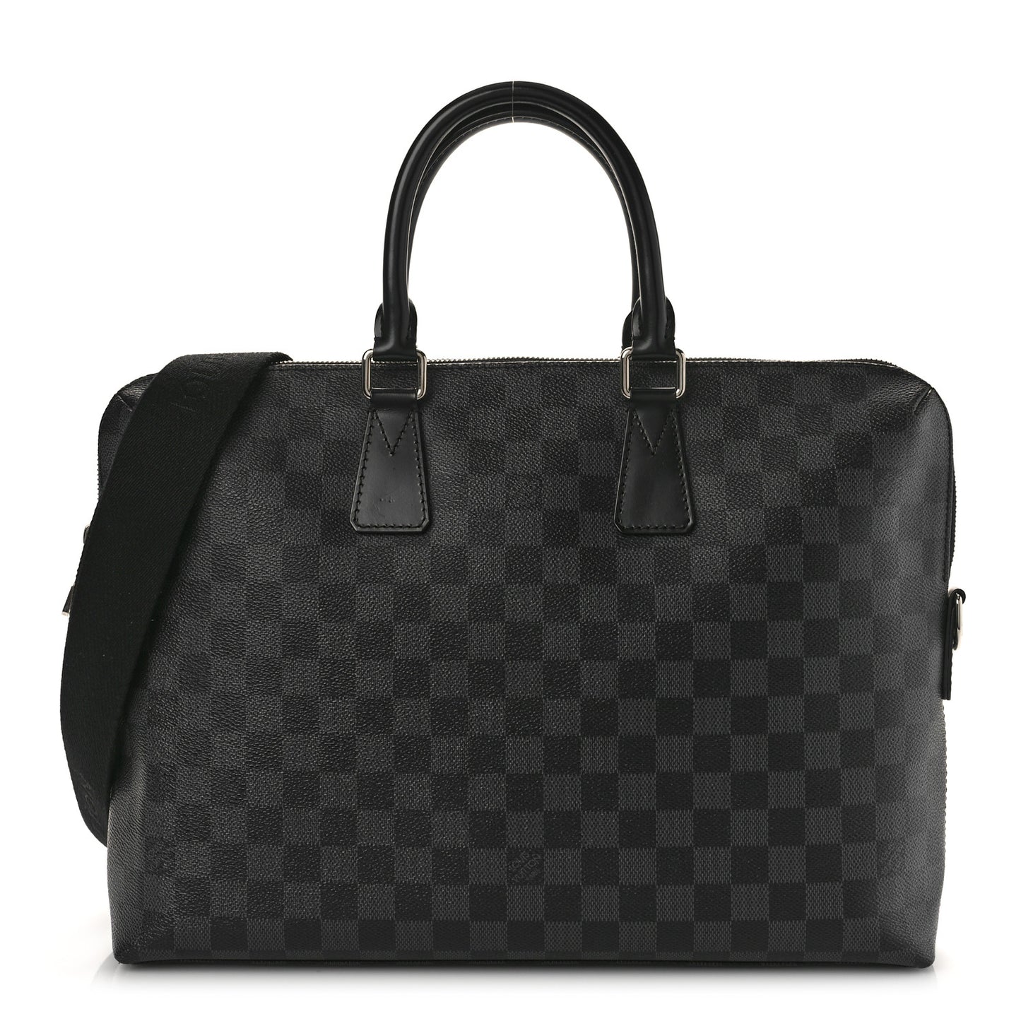 Damier Graphite Porte-Documents Jour