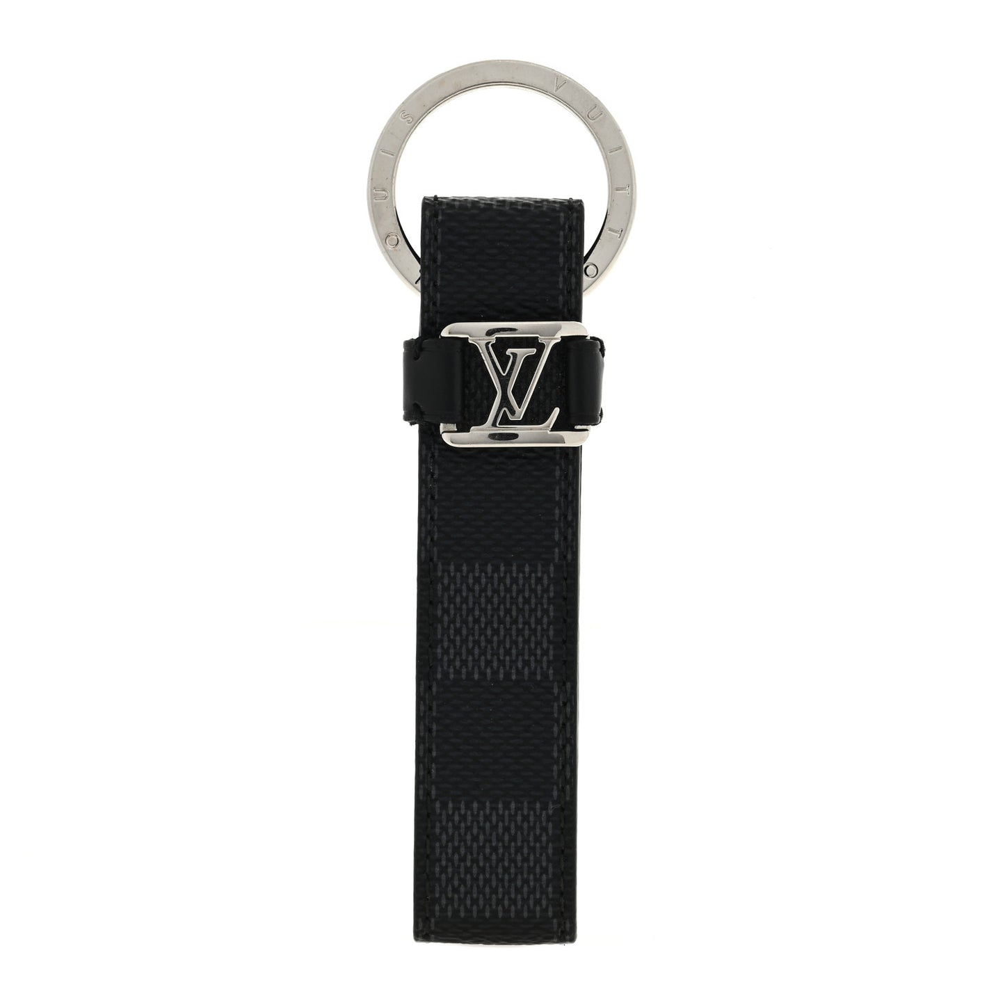 Damier Graphite LV Dragonne Key Holder