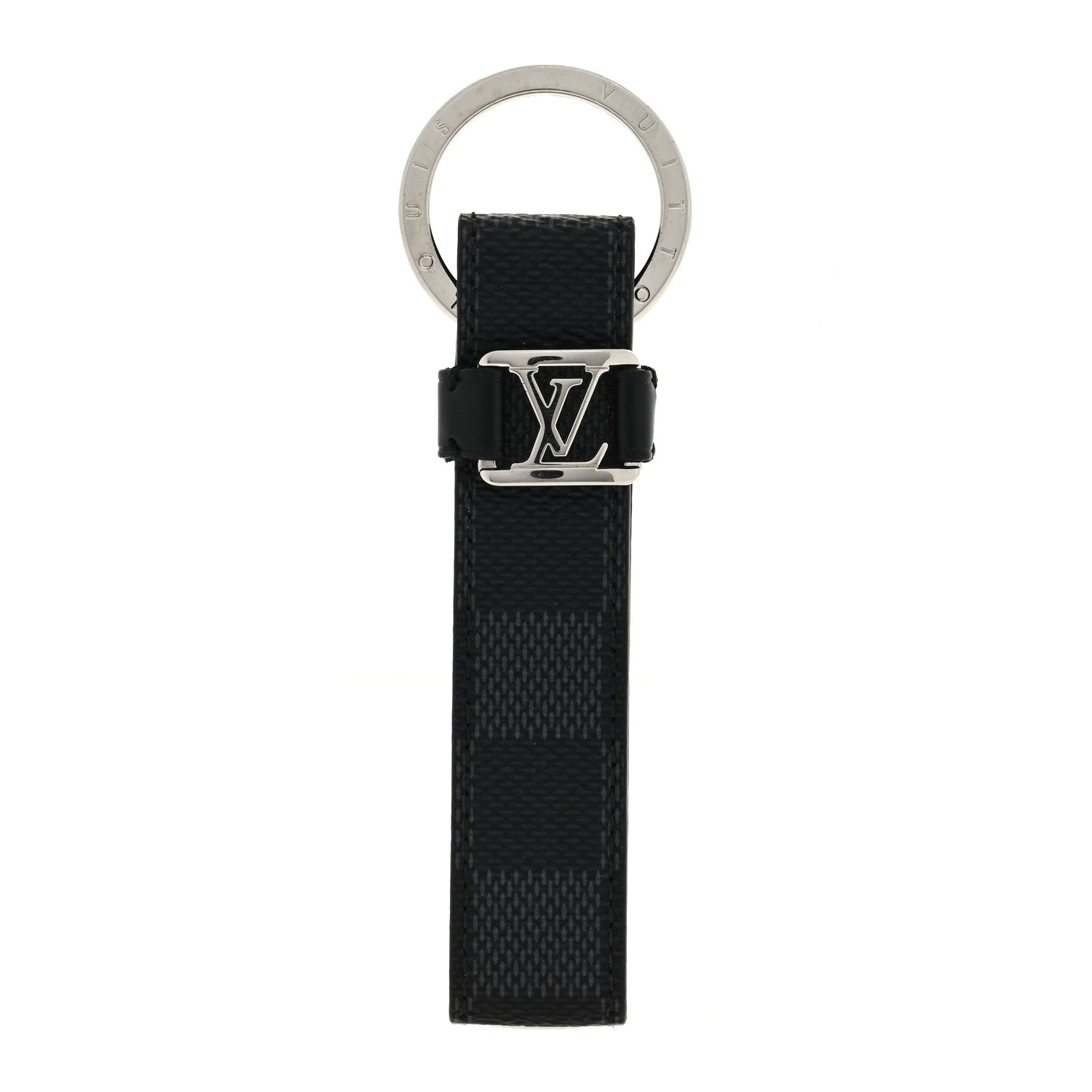 Louis Vuitton Damier Graphite LV Dragonne Key Holder 1 of 3