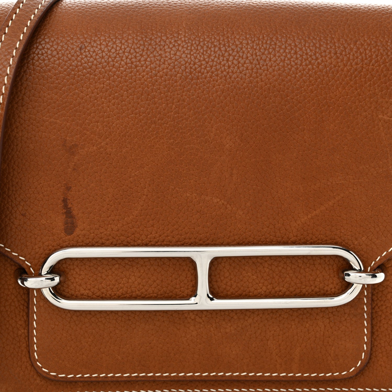 Hermes Barenia Faubourg Mini Sac Roulis Fauve 8 of 18