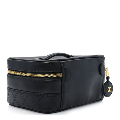 Chanel Lambskin Vanity Cosmetic Bag Black 3 of 10