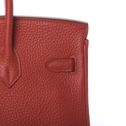 Hermes Togo Birkin 25 Rouge Garance 33 of 37