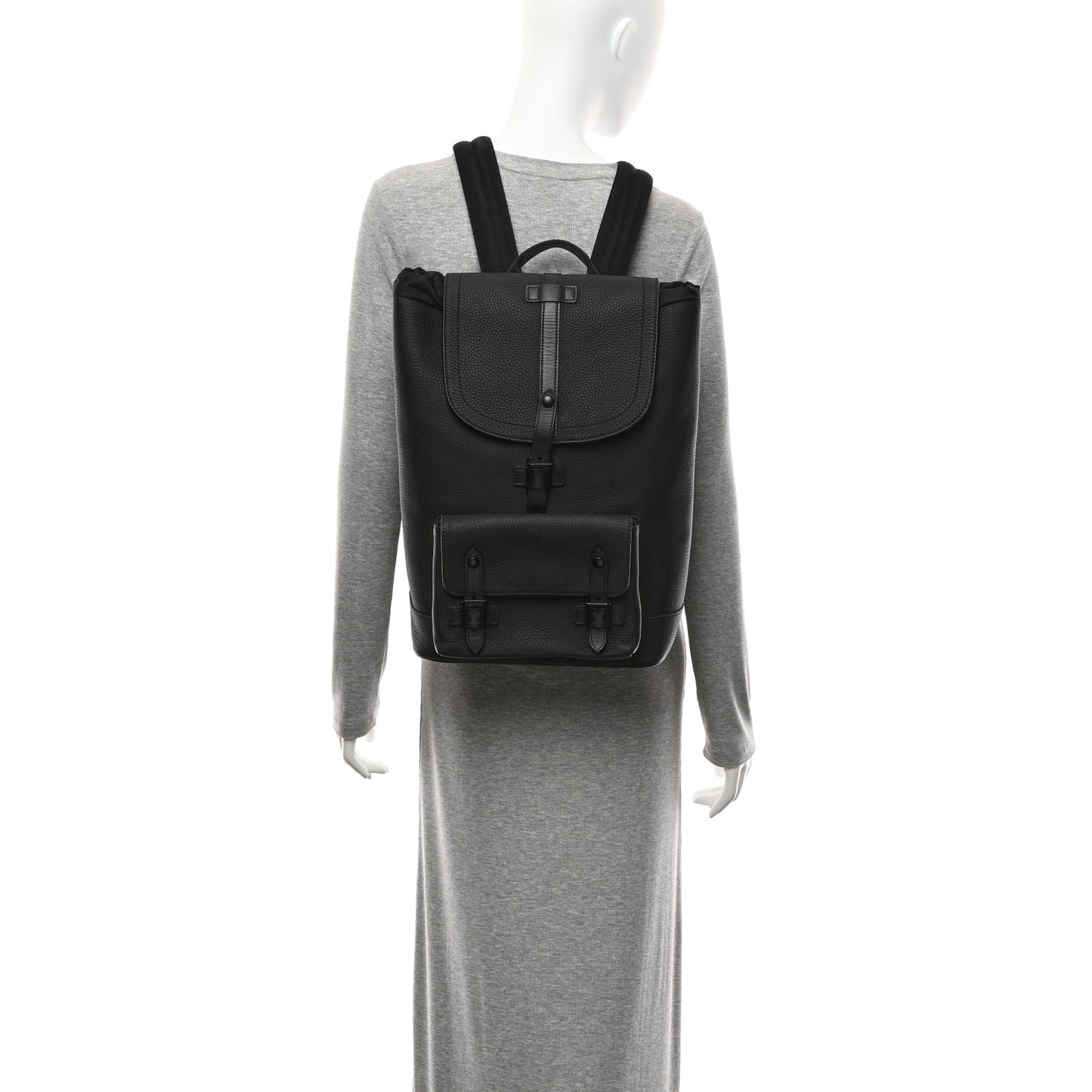 Taurillon Christopher Slim Backpack Black