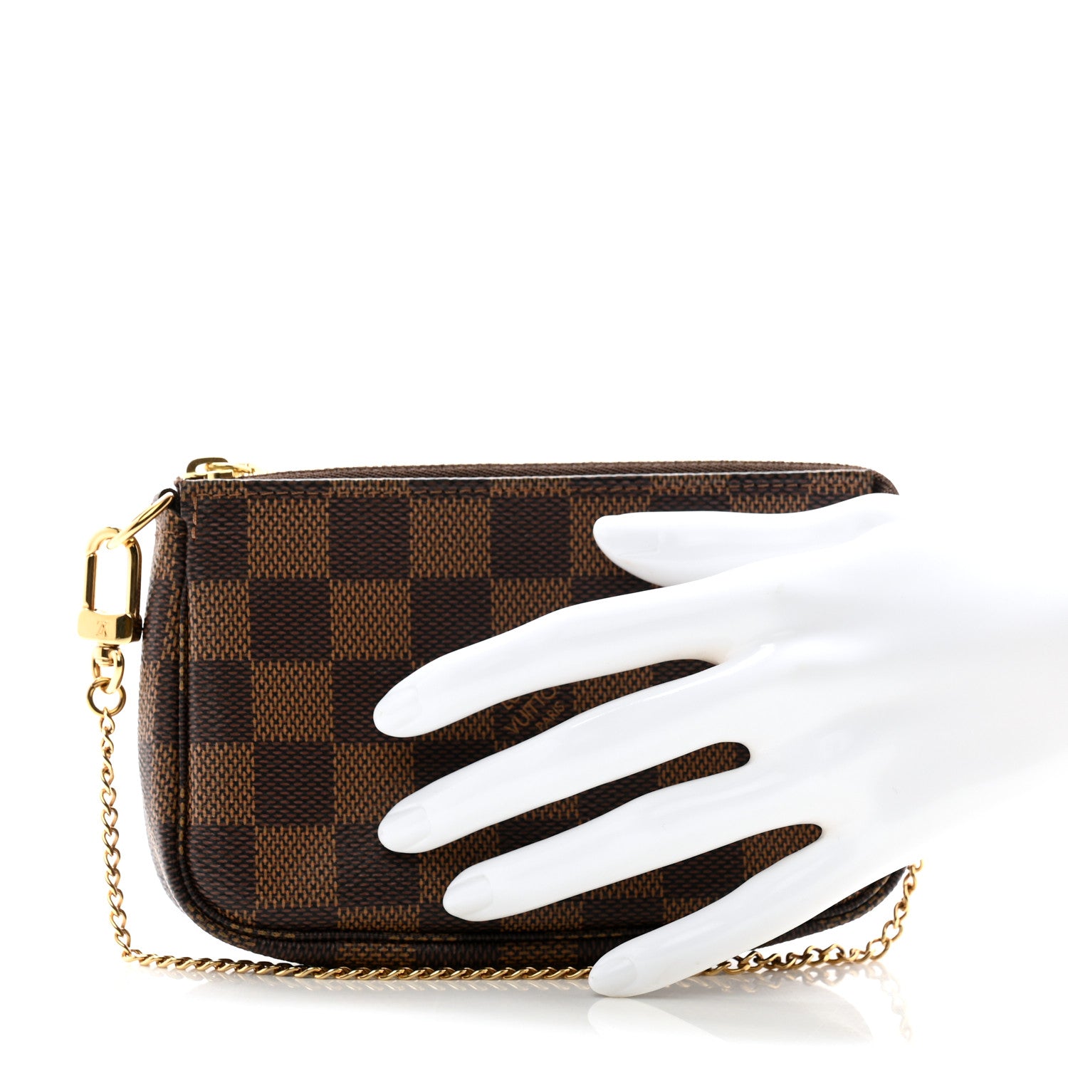 Louis Vuitton Damier Ebene Mini Pochette Accessories 2 of 7