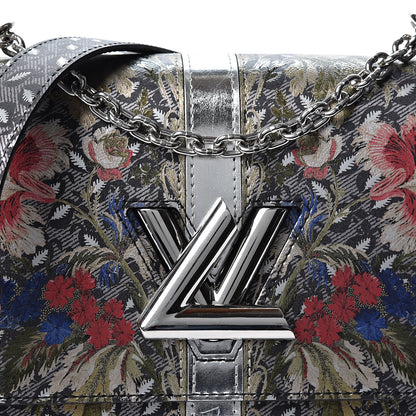 Louis Vuitton Calfskin Printed Twist Shoulder Bag MM Multicolor 7 of 9