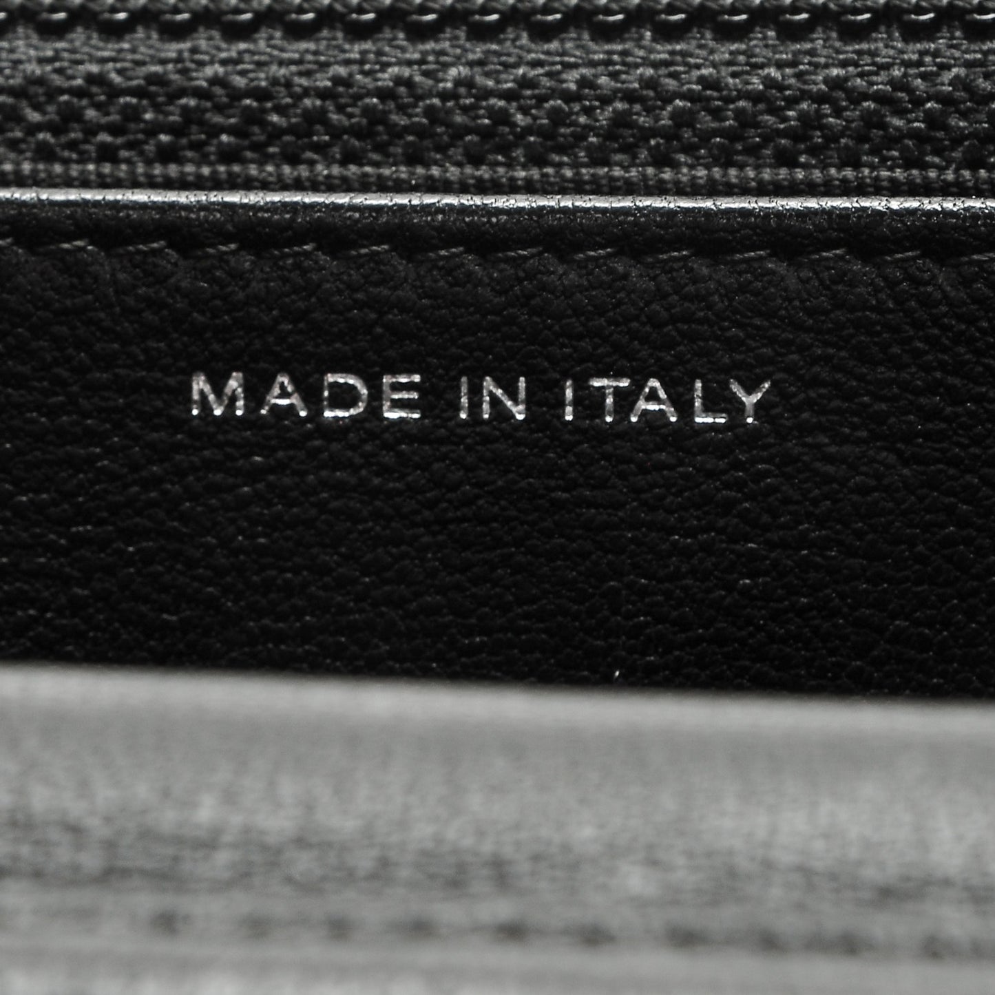 Sheepskin Chevron Reissue Wallet On Chain WOC So Black