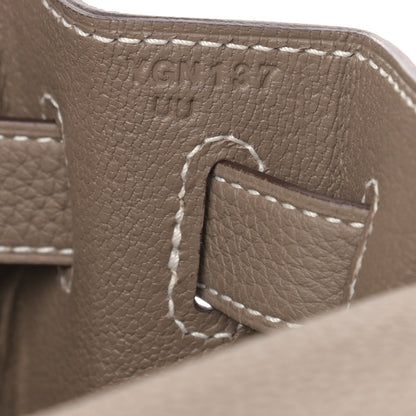Hermes Togo Kelly Retourne 28 Etoupe 7 of 11