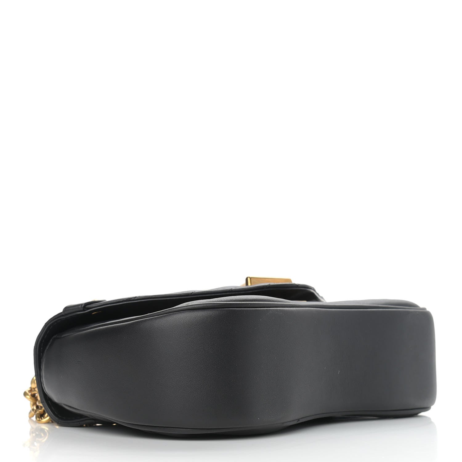 Louis Vuitton Calfskin New Wave Chain MM Black 4 of 10