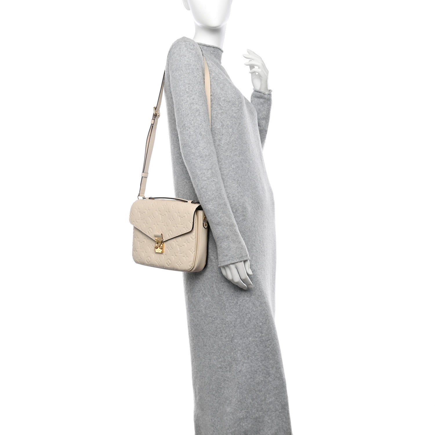Louis Vuitton Empreinte Pochette Metis Creme 2 of 9