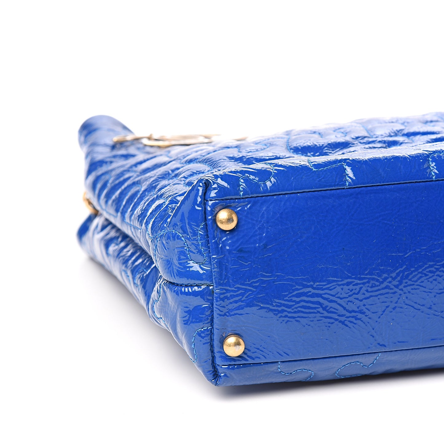 Patent Puzzle Tote Electric Blue