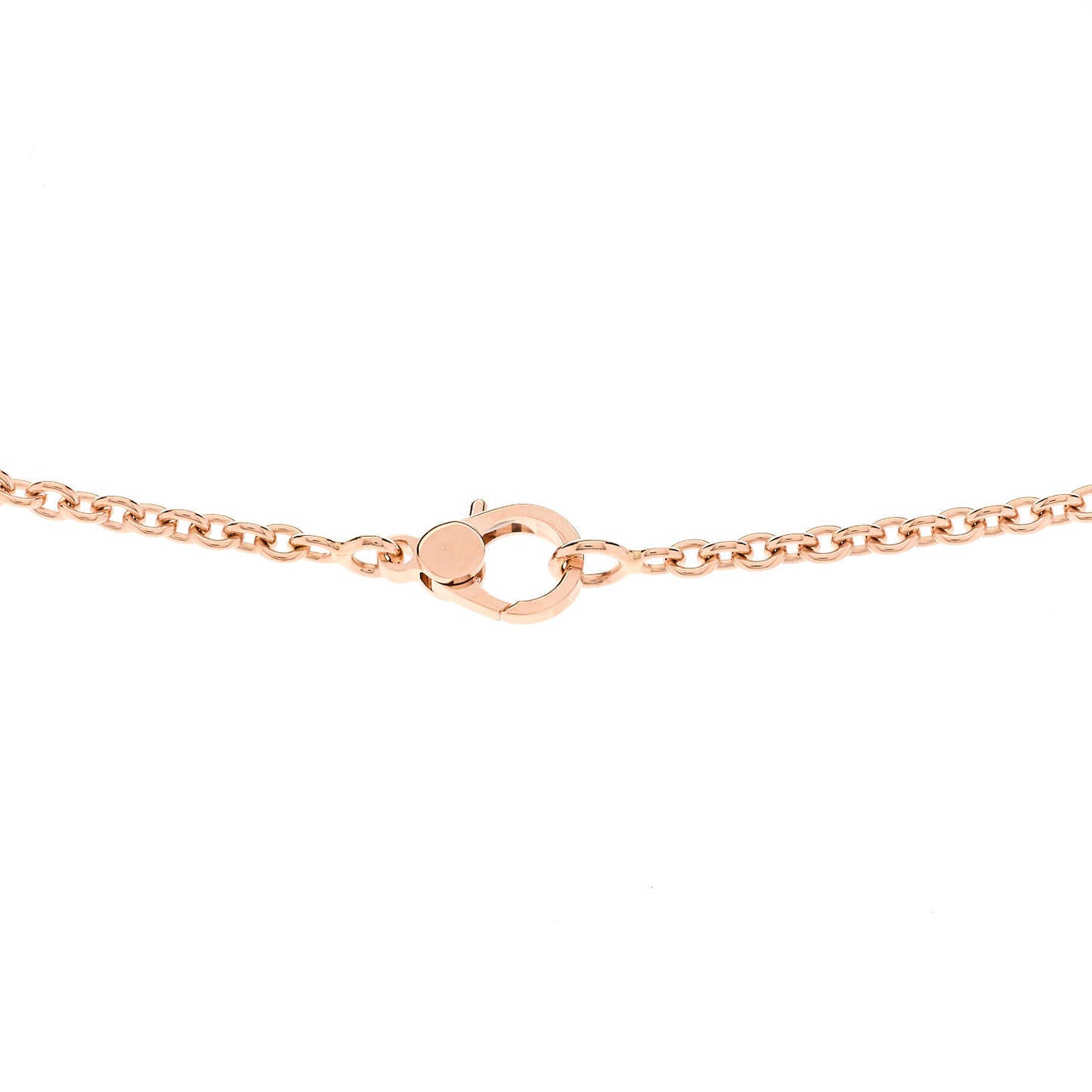 18K Rose Gold Diamond Finesse Lariat Necklace