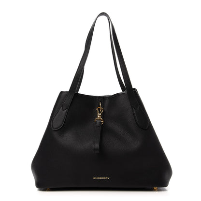 Burberry Grainy Calfskin Medium Honeybrook Tote Black 1 of 8