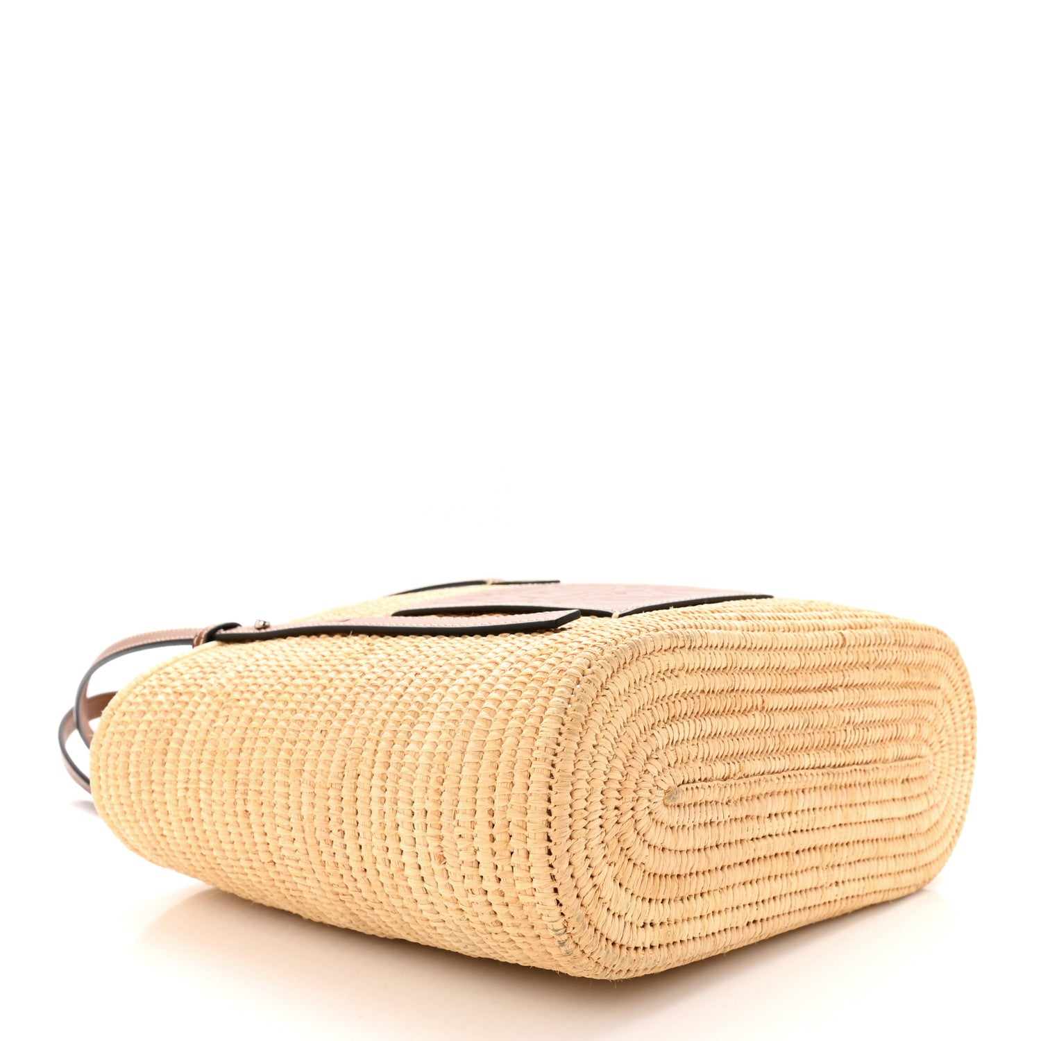 Loewe Raffia Small Square Basket Tote Bag Natural Tan 4 of 10